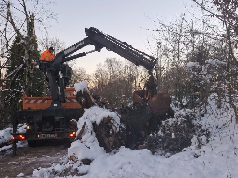 Auch auf grosse Arbeiten sind wir vorbereitet