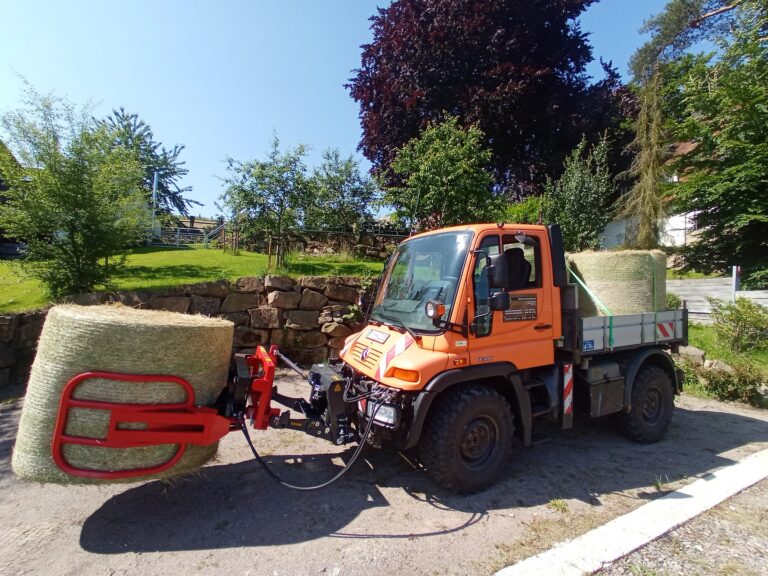 Unser wendiger Unimog kommt fast überall hin!